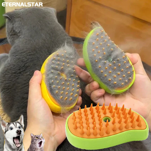 Electric Pet Steam Brush