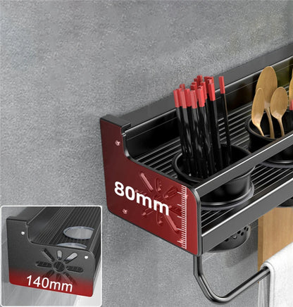 Wall-Mounted Spice Knife Rack