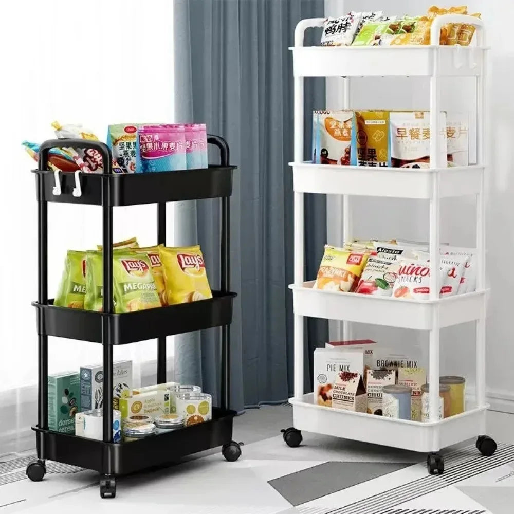 Mobile Multi-Layer Storage Cart