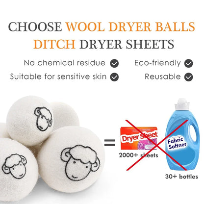 Reusable Wool Dryer Balls