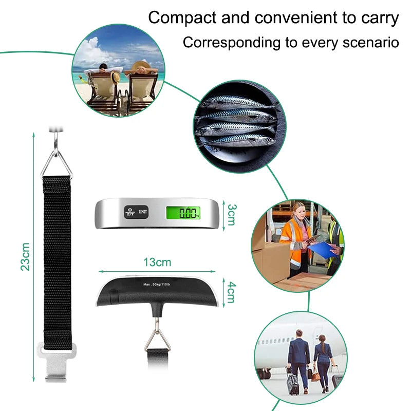 Portable LCD Luggage Scale