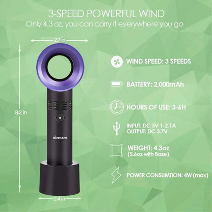 USB Mini Bladeless Fan