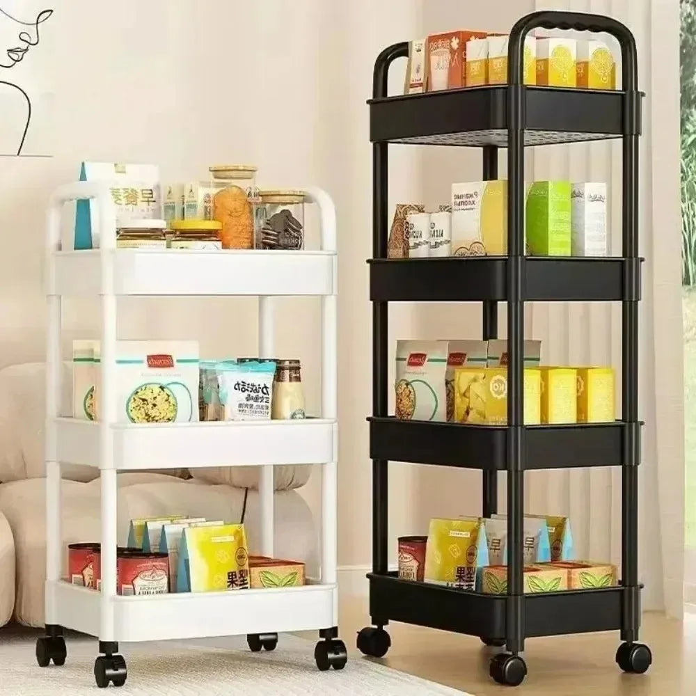 Mobile Multi-Layer Storage Cart